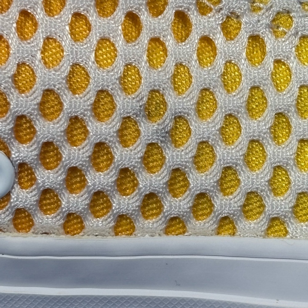 Converse White Mesh Sneakers with Rainbow Gradient Accents - Picture 8 of 12